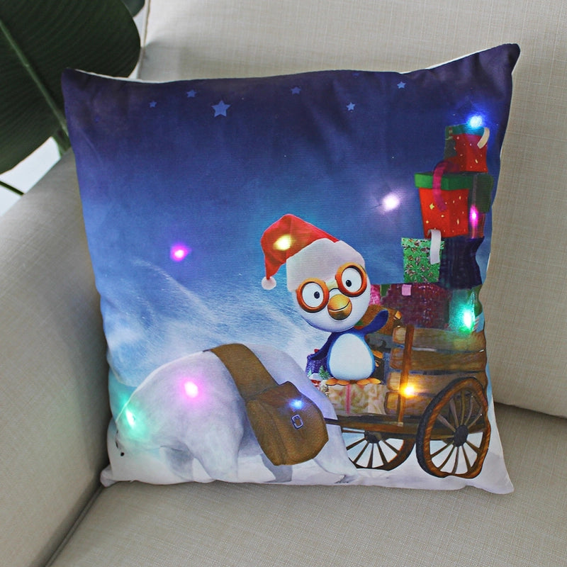 Fashion Santa Claus Plush Pillow Cases