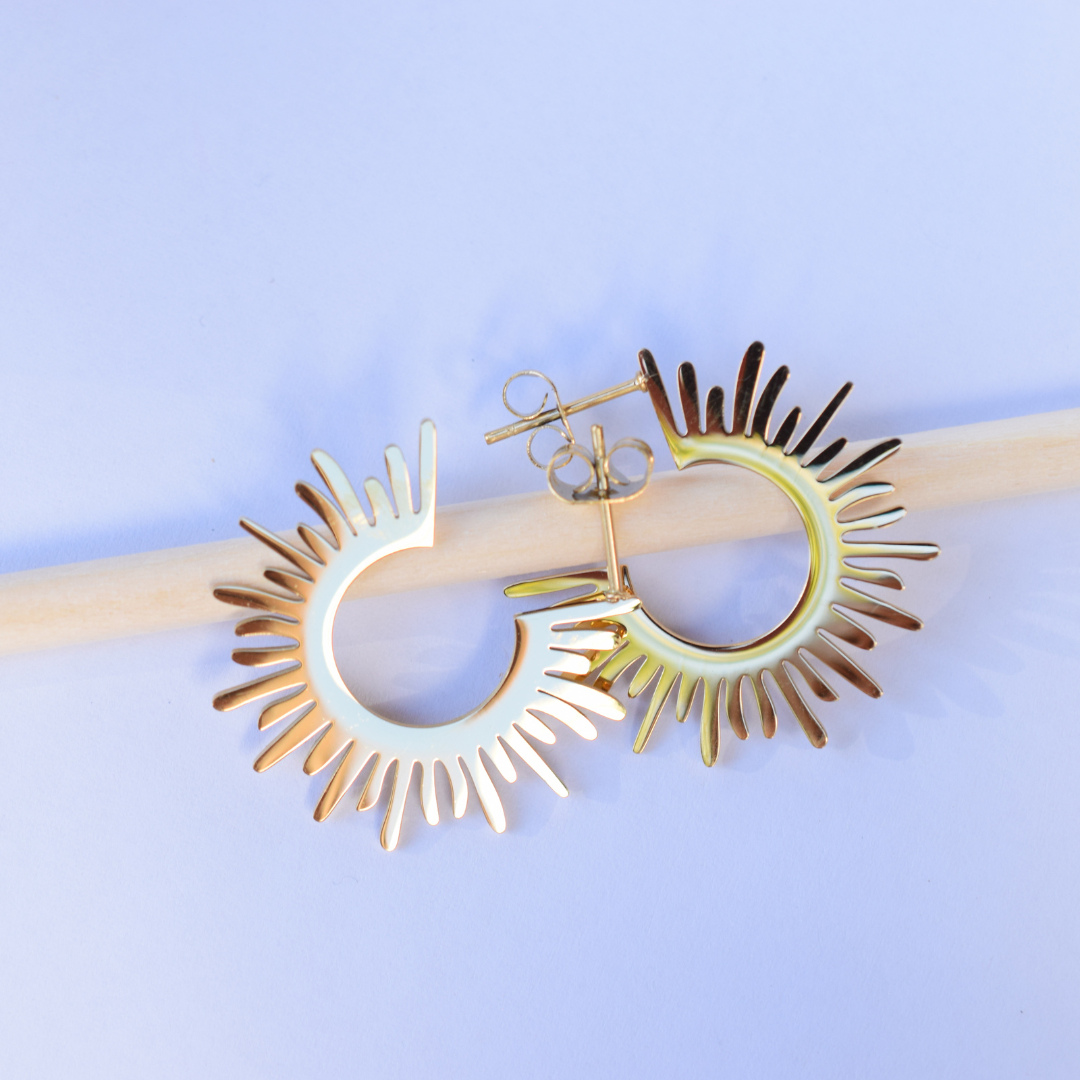 Sunshine hoops - Gold