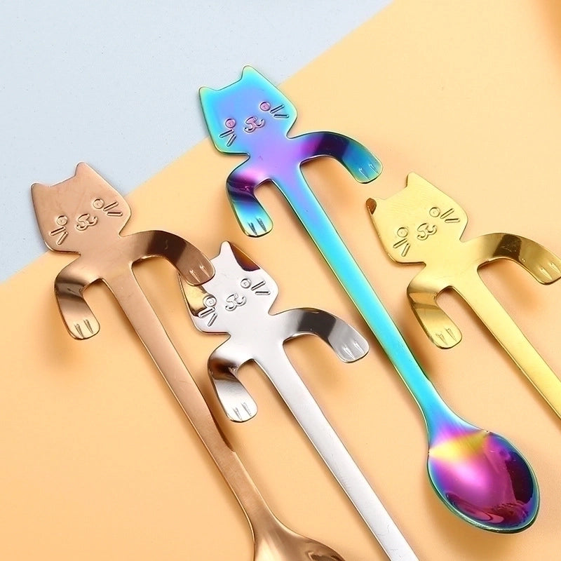 Cute Cartoon Stainless Steel Spoon 1 Piece