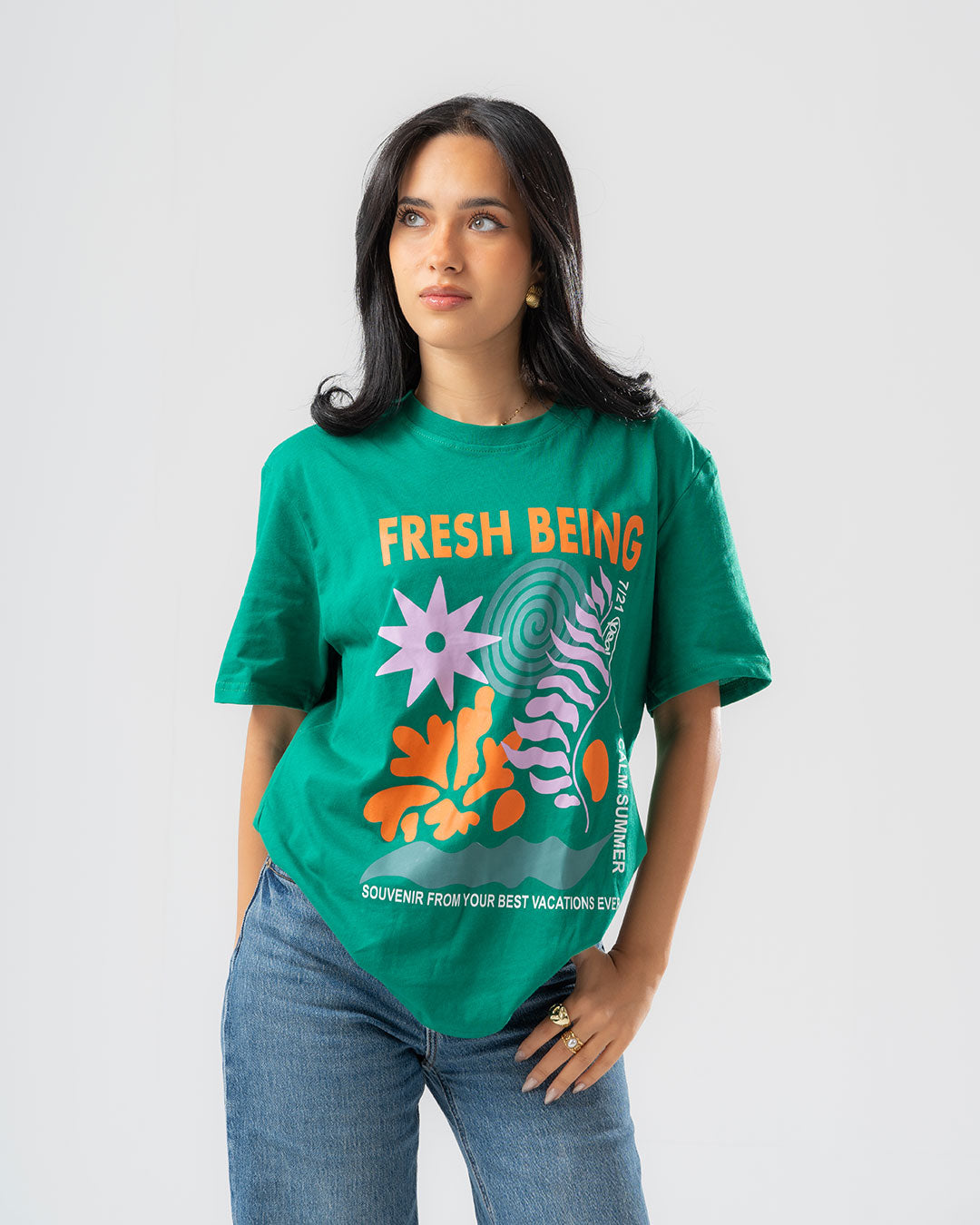 Women's Printed Short Sleeve T-shirt
