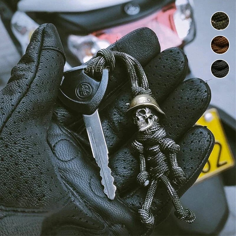 🔥Skeleton Soldier Paracord Keychain