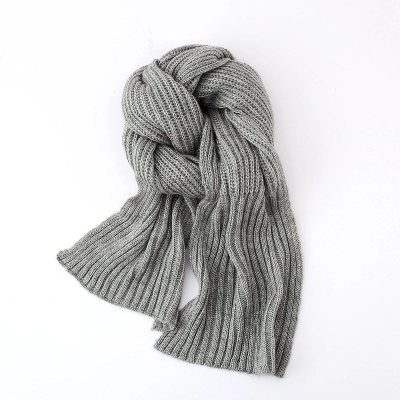 Women's Minimalist Classic Style Color Block Acrylic Scarf