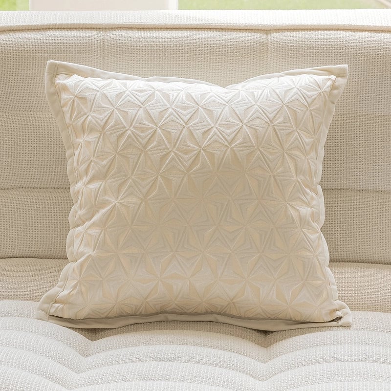 Linen Sofa Pillow Case  Modern Simple Model Room Living Room Pillow Bedside Cushion Waist Pillow Case