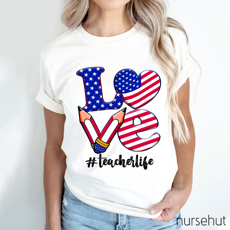 Love Pencil American T-Shirt