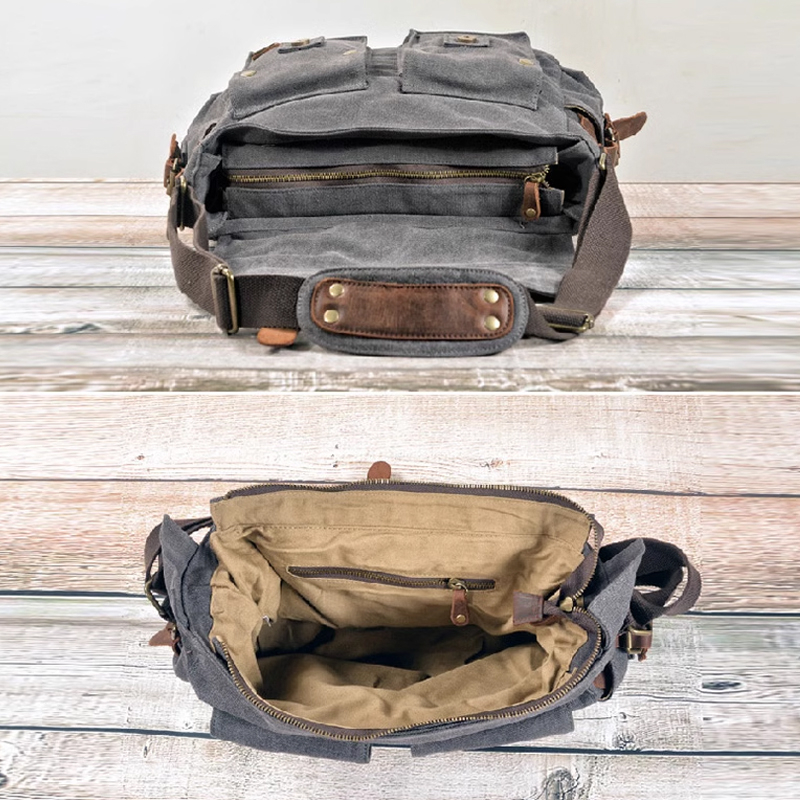 Vintage Outdoor Canvas Messenger Bag