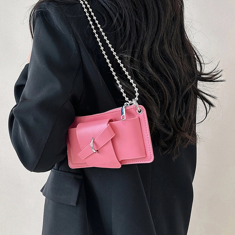 Women's Small Summer Pu Leather Classic Style Square Bag
