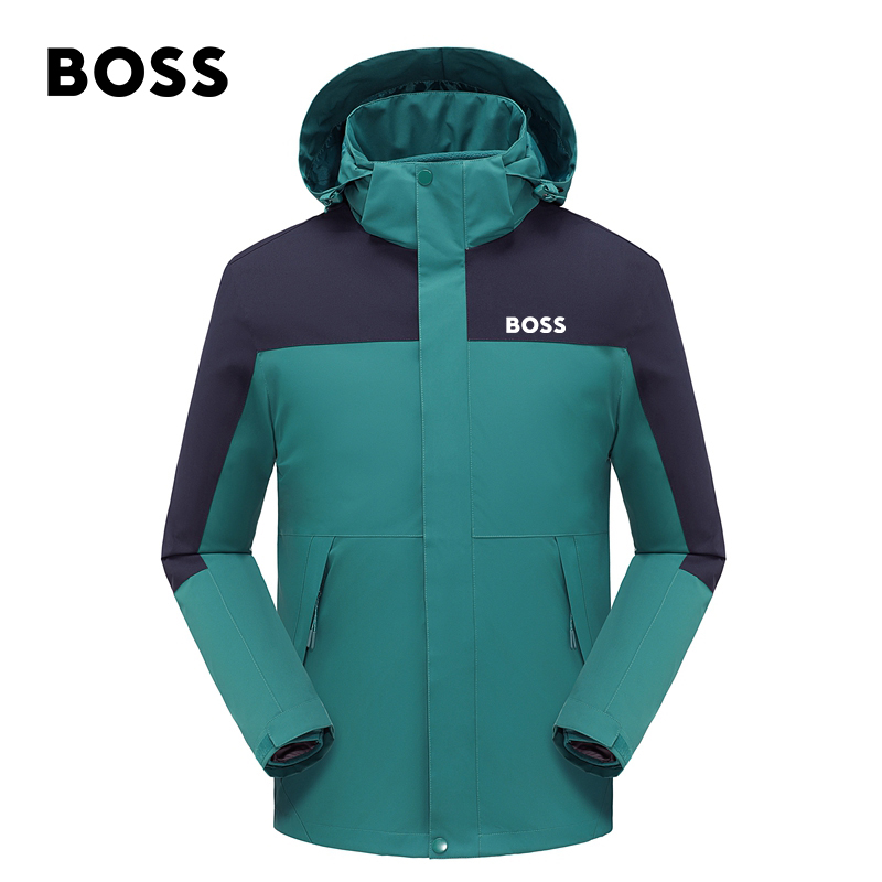 BOSS Teflon Luxury Three-in-one Removable Stormtrooper Waterproof and oil proof fleece outdoor CoatOSD