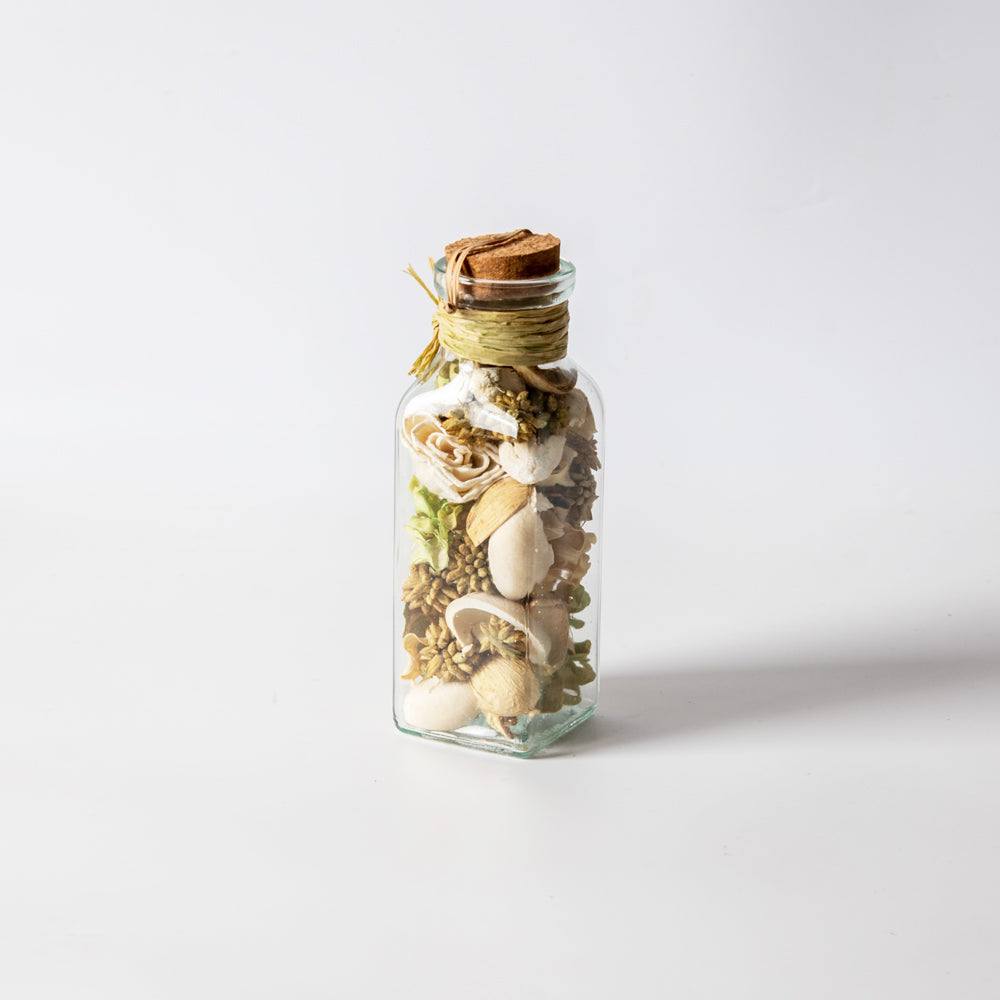 Scented Potpourri in Glass Jar - Mogra