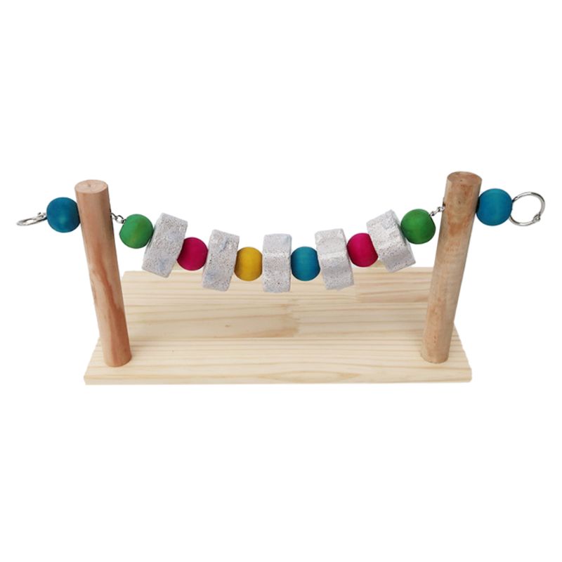 Wood Stand Platform For Pet Birds