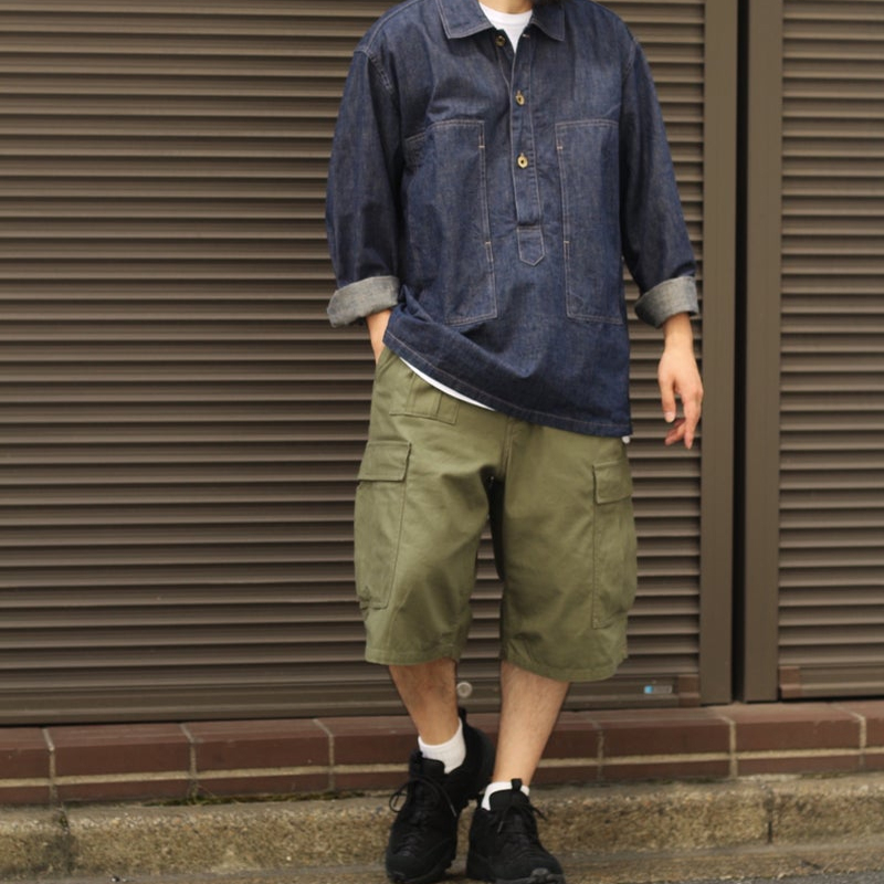 US ARMY 10.5 oz Denim Pullover Shirt