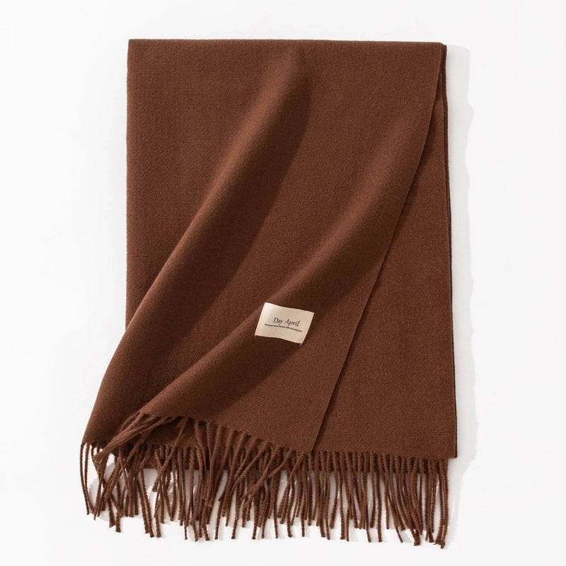 Scarf Winter Warm Windproof Shawl Women's High-end  Women's Cashmere Scarf