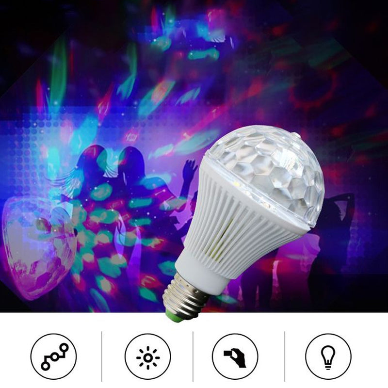 7-Color Rotating LED Light