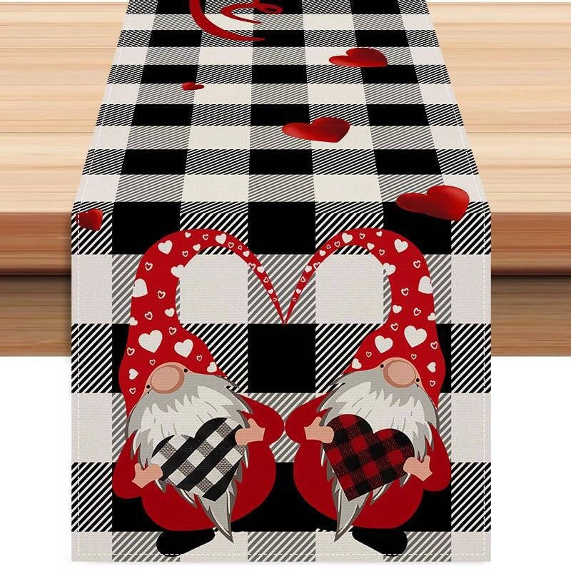 Valentine'S Day Casual Elegant Minimalist Letter Heart Shape Polyester Tablecloths
