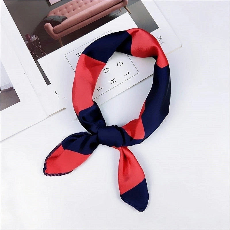 New Spring And Autumn Summer Small Silk Scarf Small Square Towel Women's Professional Variety Decorative Printed Scarf Scarf