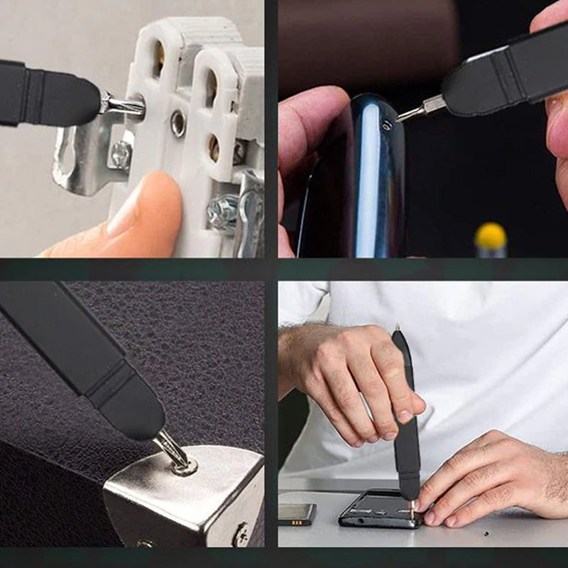 Pen-shaped Phone Holder with Screwdriver Sets