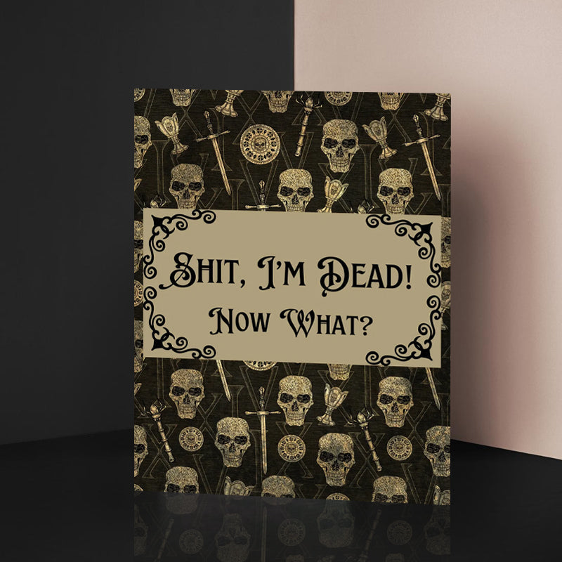 🎃 HalloweenGift: Sh*t. I'm Dead! End of Life Planner - The Ultimate Spooky Gift! 💀👻