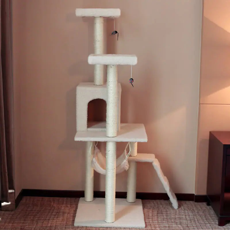 Climb & Scratch Cat Activity Center