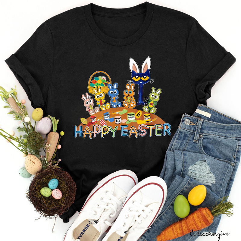 We Wish You A Happy Easter Teacher T-Shirt