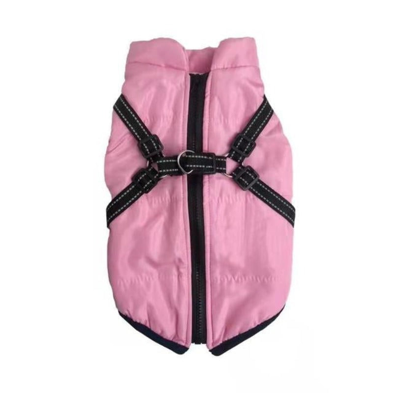 Pet Dog Coat Jacket With Harness