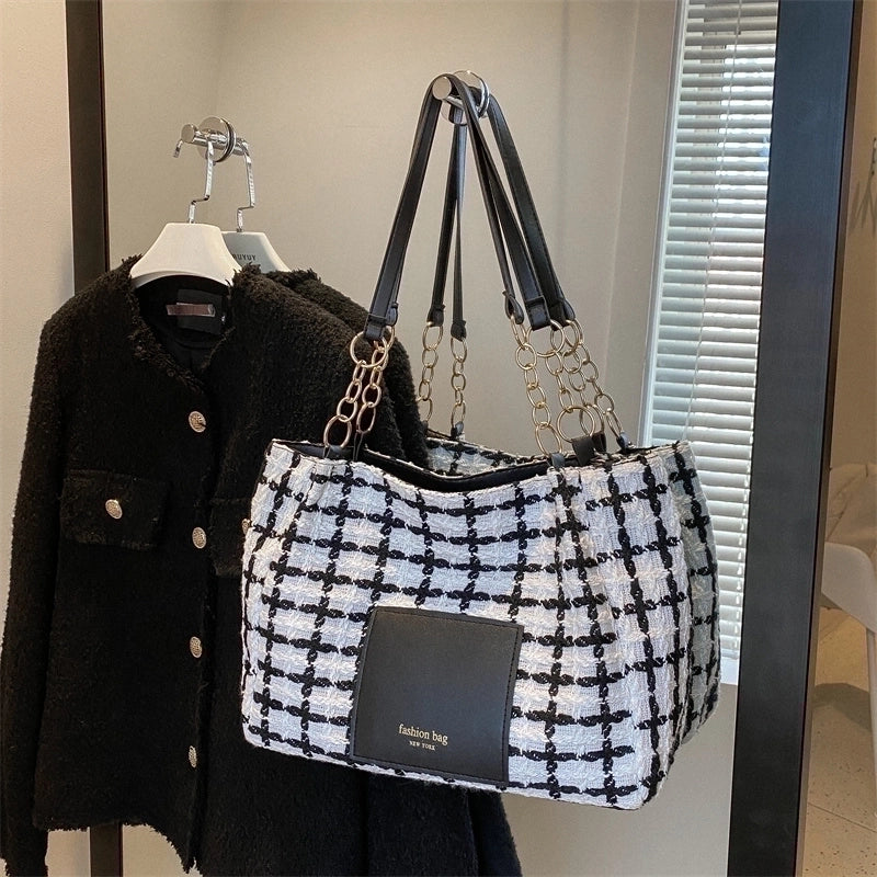 Women's All Seasons Canvas Fashion Tote Bag