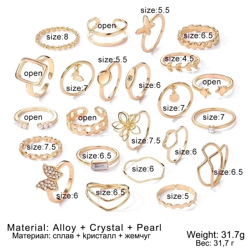 Animal Flower Alloy Plating Inlay Artificial Pearls Artificial Diamond Women's Open Rings