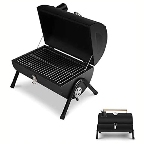 Heavy Duty Tabletop Barbecue Grill Charcoal for Outdoor Garden Cooking Traveling Camping