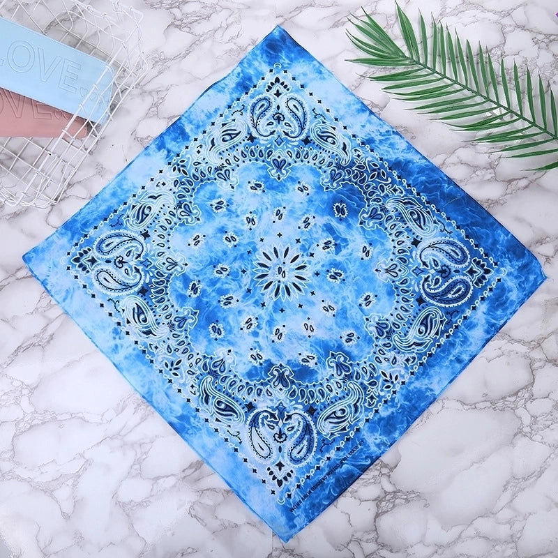 Unisex Streetwear Color Block Cotton Kerchief