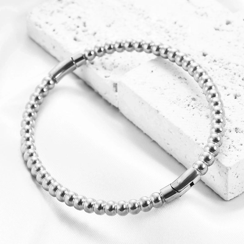 Classic Style Solid Color Stainless Steel Plating Gold Plated Bangle