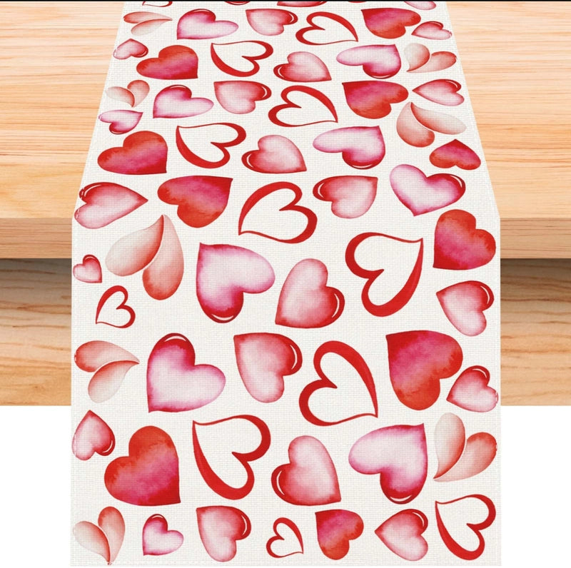 Valentine'S Day Casual Elegant Minimalist Letter Heart Shape Polyester Tablecloths