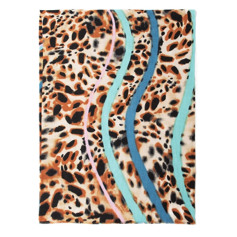 Women's Sweet Leopard Polyester Scarf
