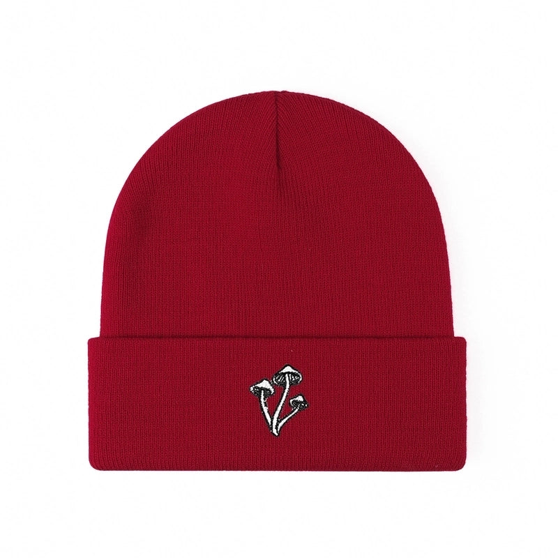 Unisex Commute Mushroom Eaveless Beanie Hat