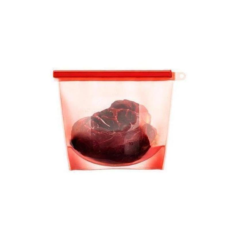 Silicone Food Storage Bags. 4 colors