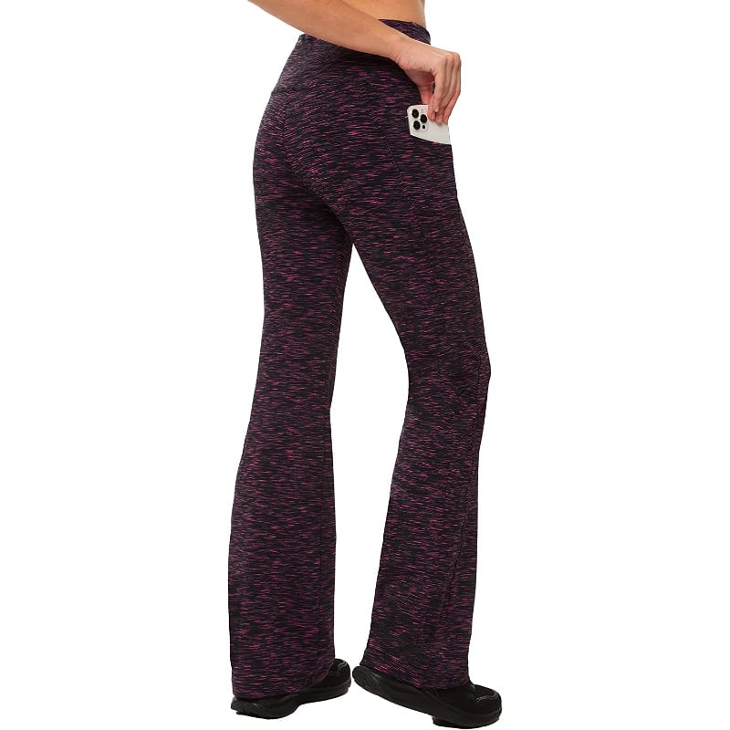 Women's Multicolor Pattern Bootcut Leg Ultimate Yoga Pants High Waist Leggings