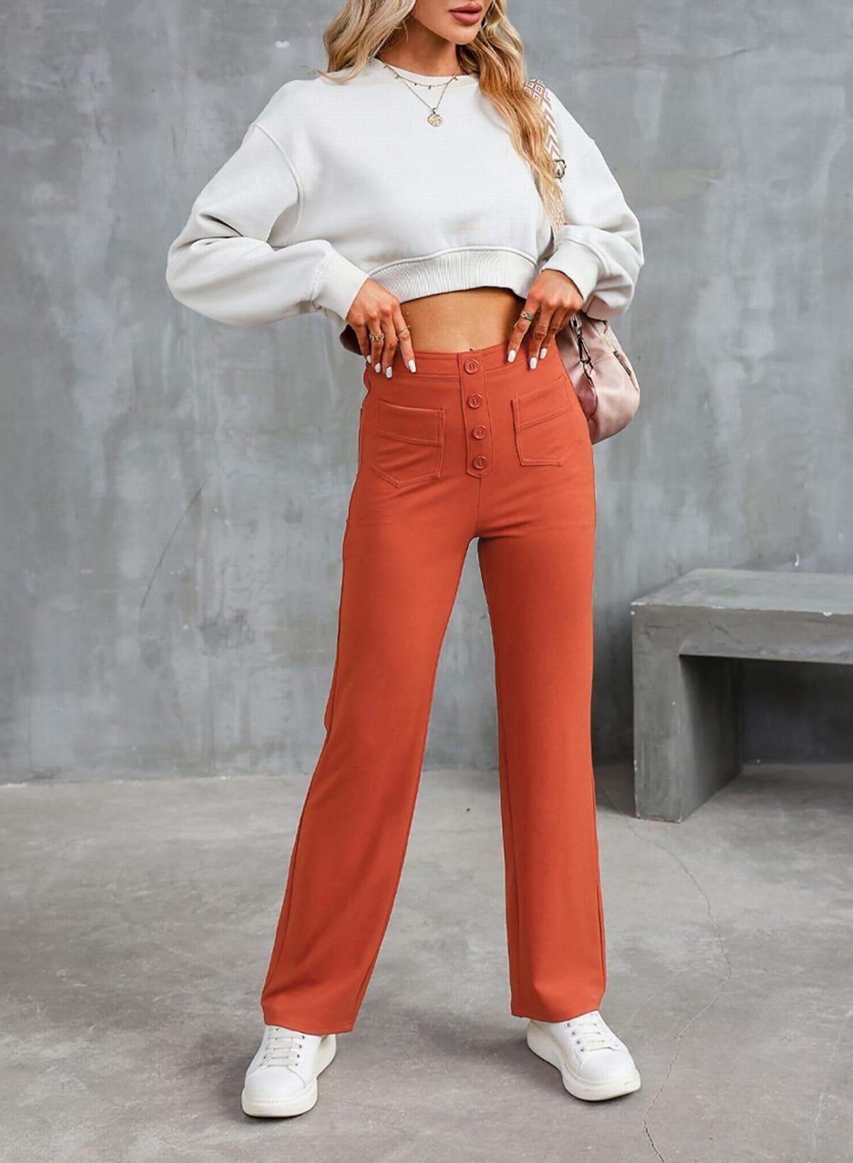 🔥Special Sale 49% OFF 💕🔥Women's Casual High Waist Stretch Pants
