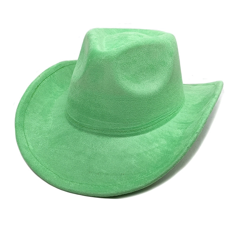 Women's Classic Style Solid Color Flat Eaves Fedora Hat