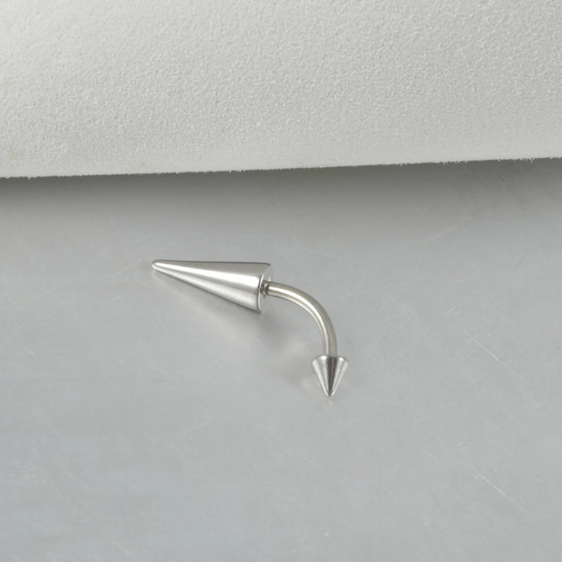 4 Pieces Eyebrow Studs Casual Exaggerated Minimalist Solid Color 304 Stainless Steel Plating 18K Gold Plated