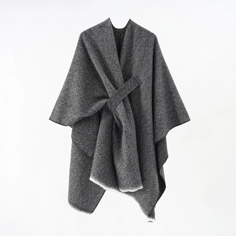 Women's Streetwear Solid Color Polyester Shawl