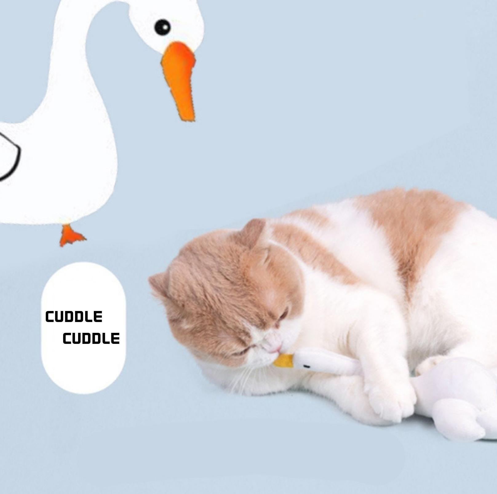 PurLab Cuddle Goose Cat Toy With Catnip