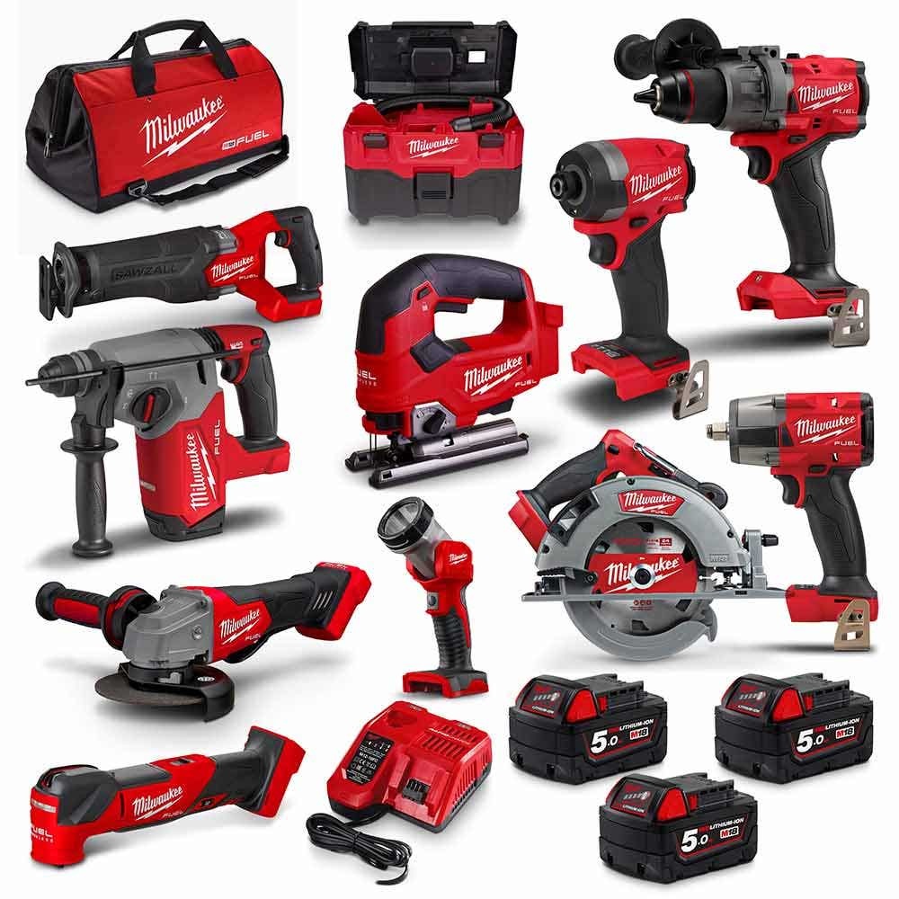 🔥Today's Special Factory Outlet⚡Unleash the Power: MILWAUKEE 11-Piece Combination Toolkit for Ultimate Versatility!