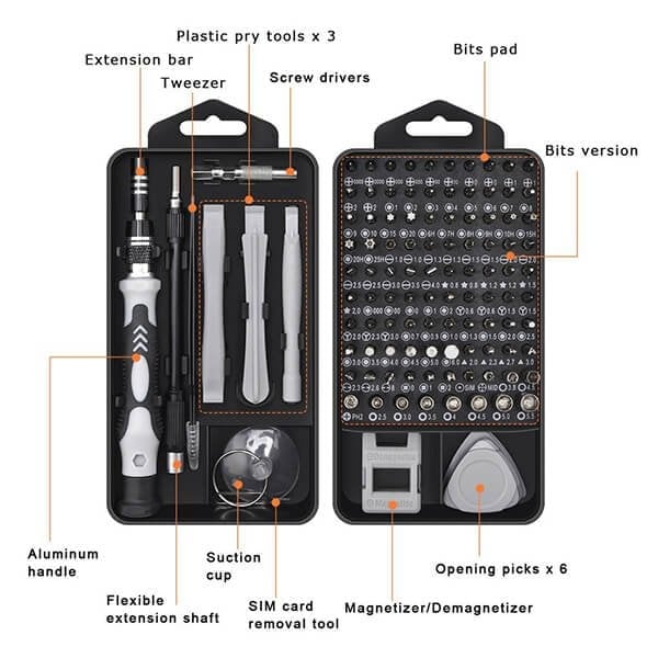 🔥Free shipping🔥115 in 1 Magnetic Screwdriver Set
