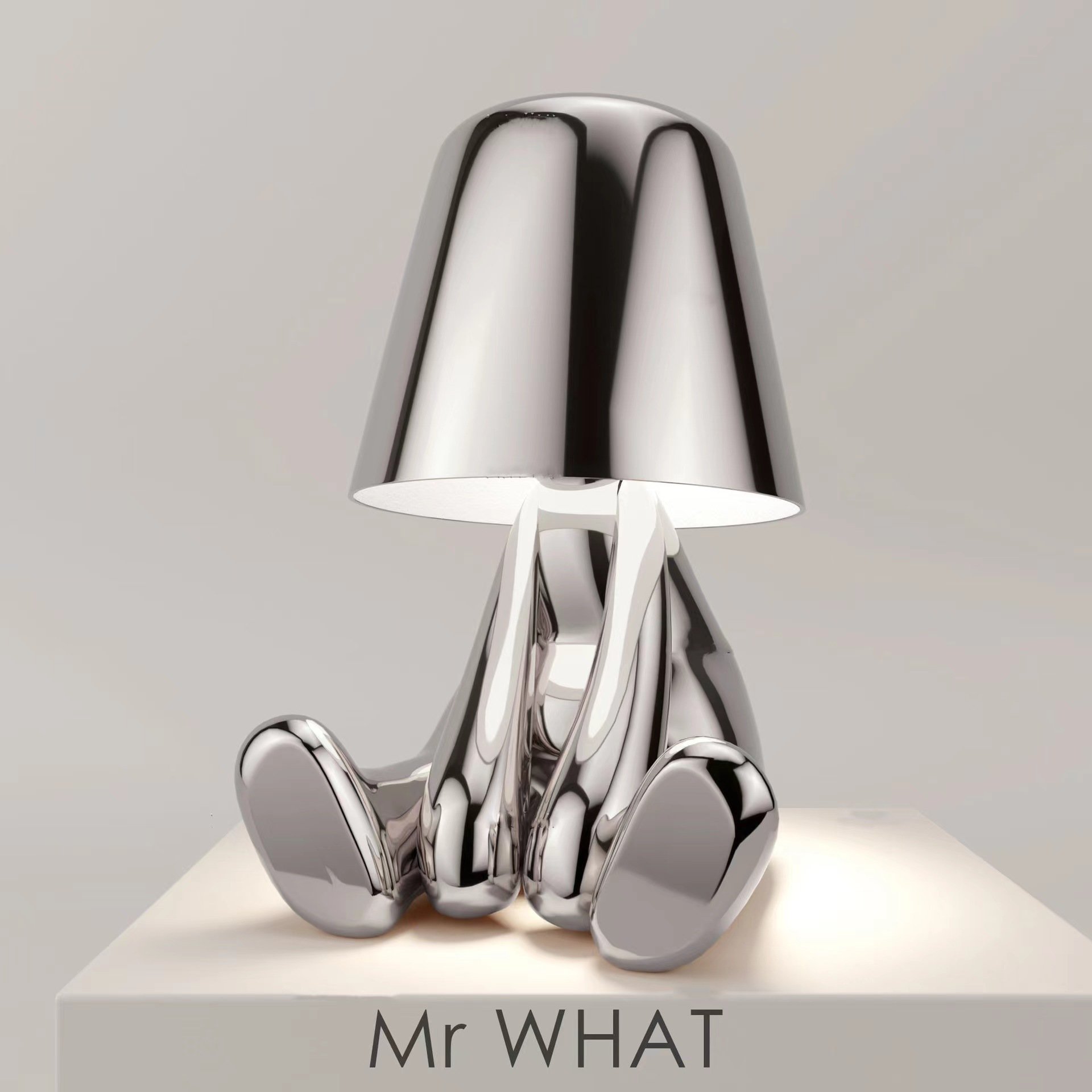 Creativity Thinker Little Golden Man Table Lamp