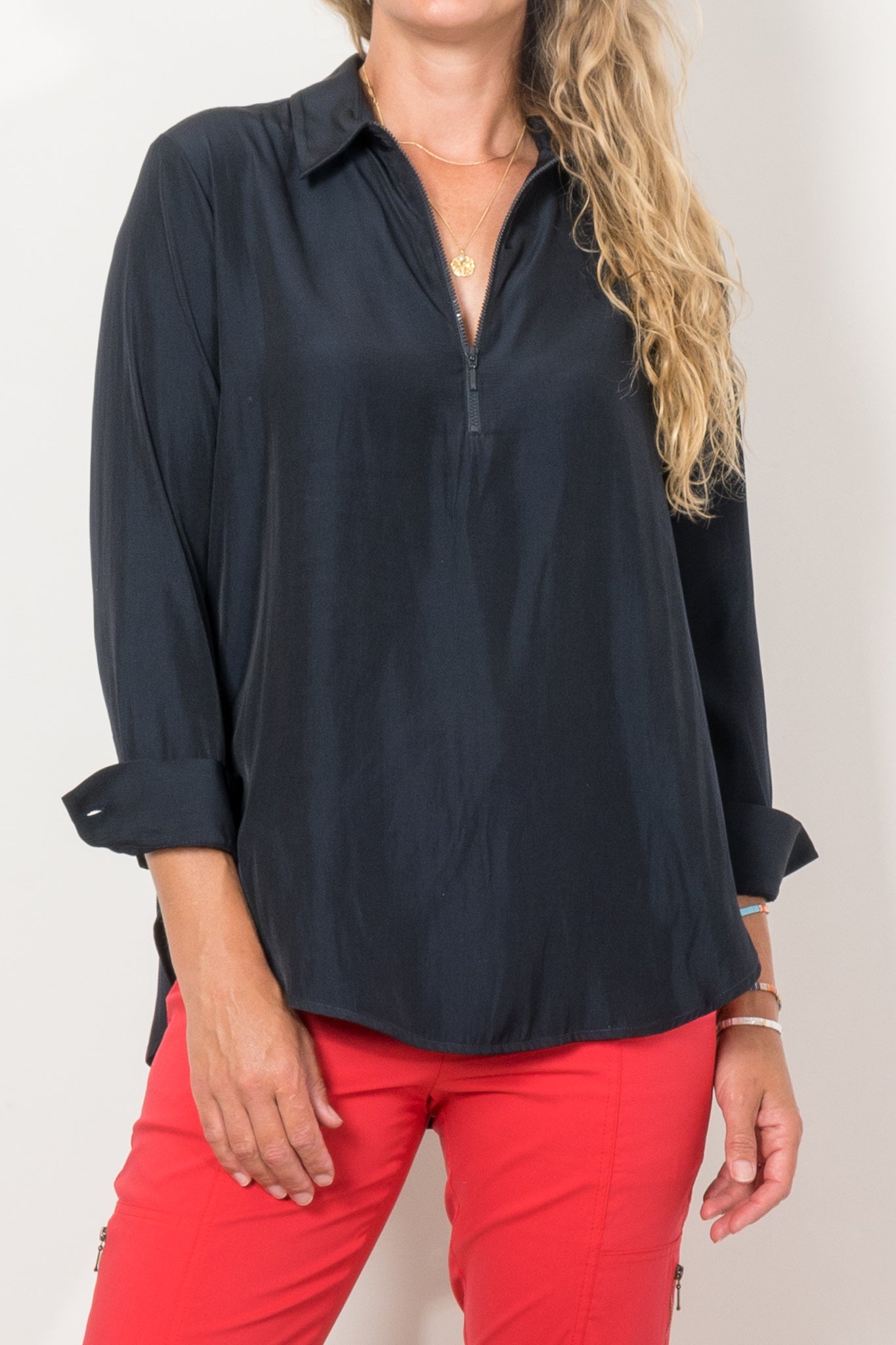 Mela Purdie Zip Front Shirt Mache