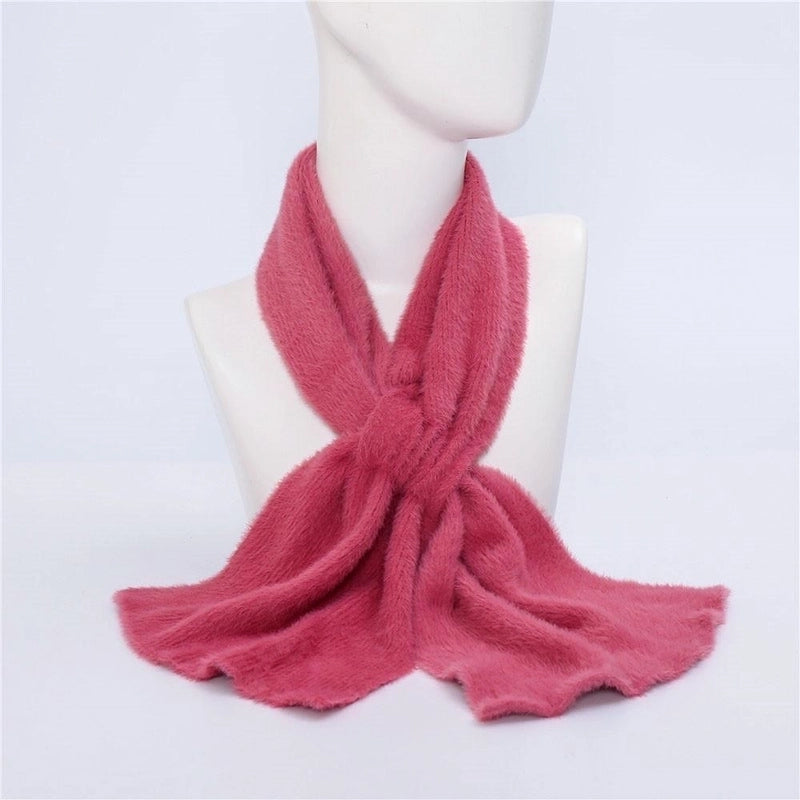 Unisex Sweet Solid Color Scarf