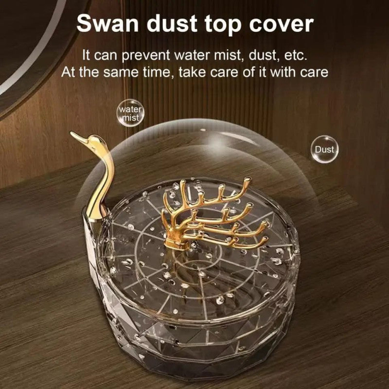 Swan Shaped 3 Layer Jewellery Organiser