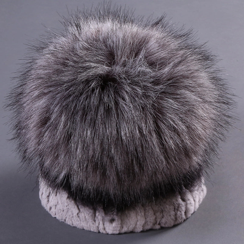 Women's Basic Solid Color Eaveless Wool Cap