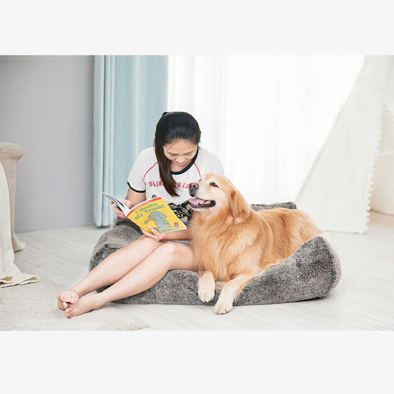 Large Cozy Plush Dog Sofa Bed