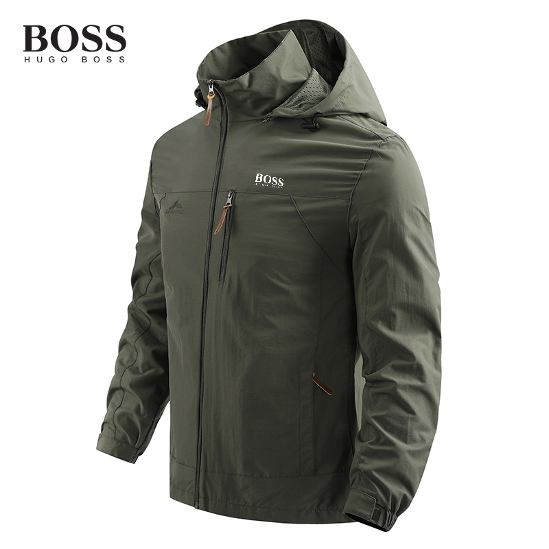 BOSS Men-s Casual Waterproof Jacket