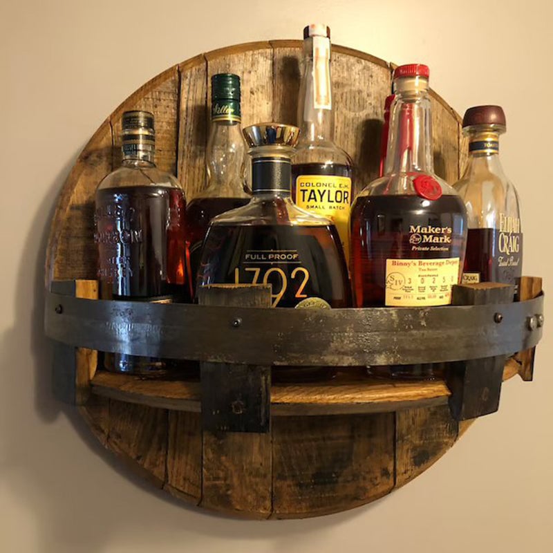 Hot Sale 50% OFF - Bourbon Whiskey Barrel Shelf