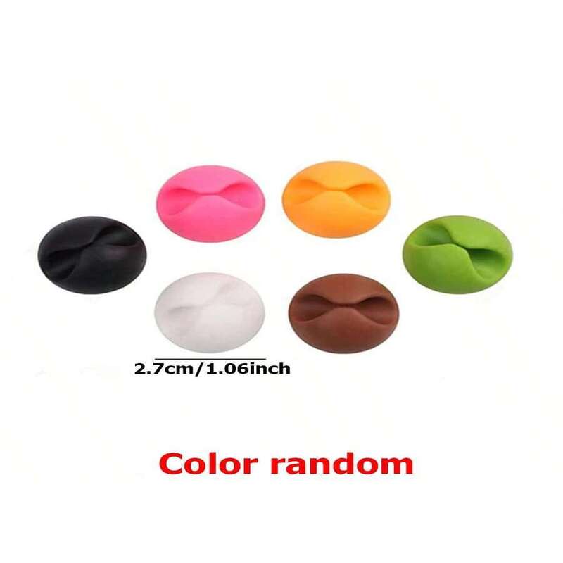 4 Pcs Cable Organizer . Adhesive Cable Clips Holder