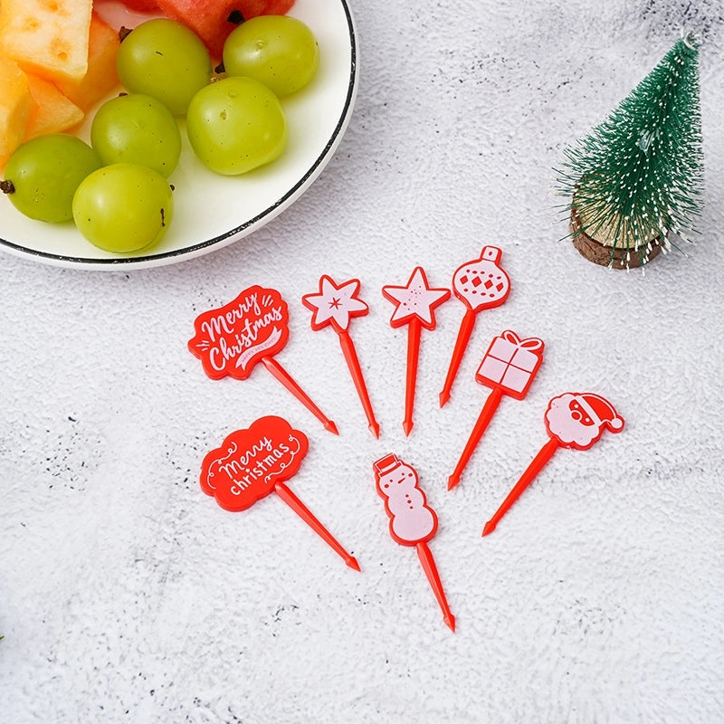 Fashion Car Plastic Fruit Fork 1 Set